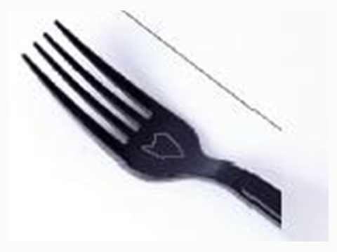 Transparent disposable PS tea spoon, 115 mm