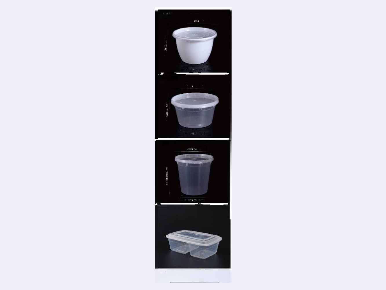 Translucent PP lid, 145 mm