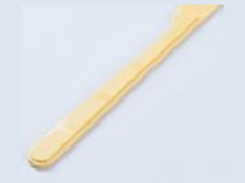 Transparent disposable PS dessert spoon, 140 mm